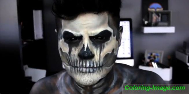 5 možností pre Halloween make-up pre chlapa doma